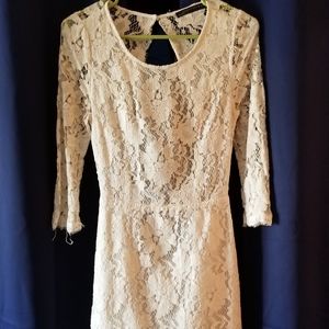 White lace dress